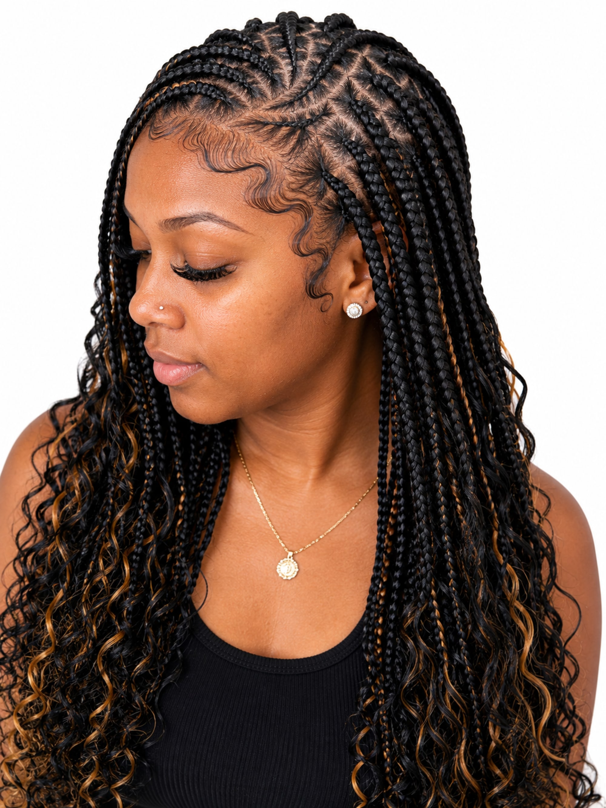 Box Braids by Vicky Braiding Studio in Jefferson Dr, NC