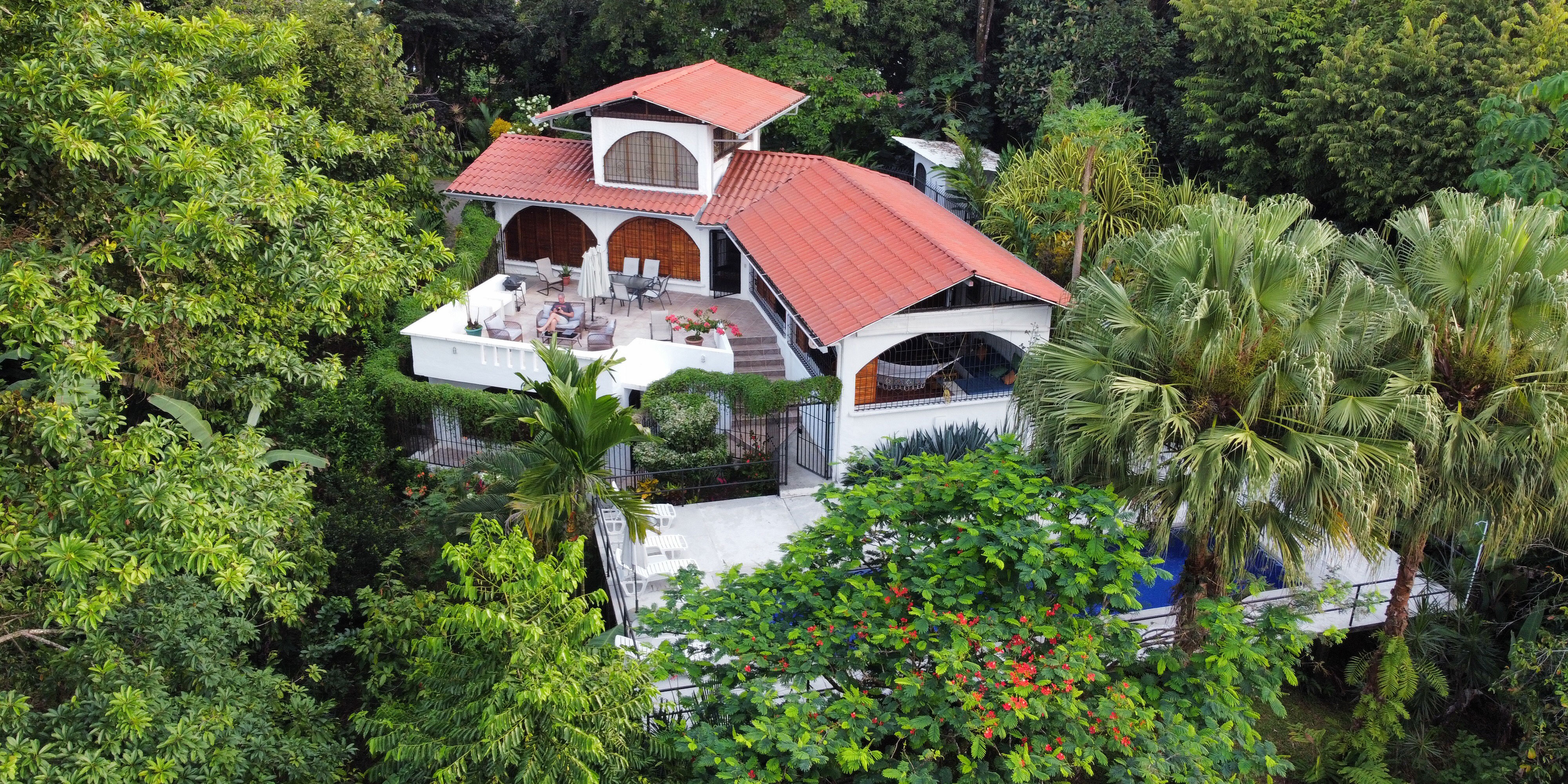 view of villa tekla from the front