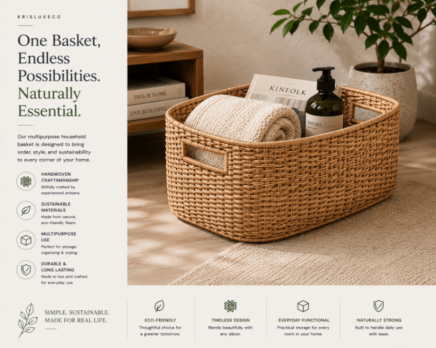 Multipurpose Household Basket