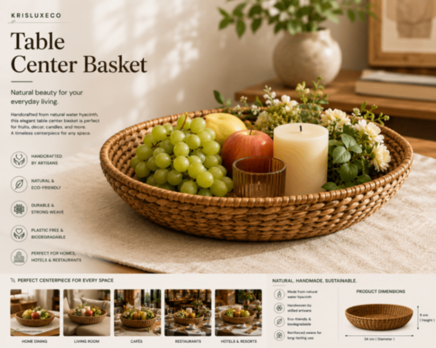Table Center Basket