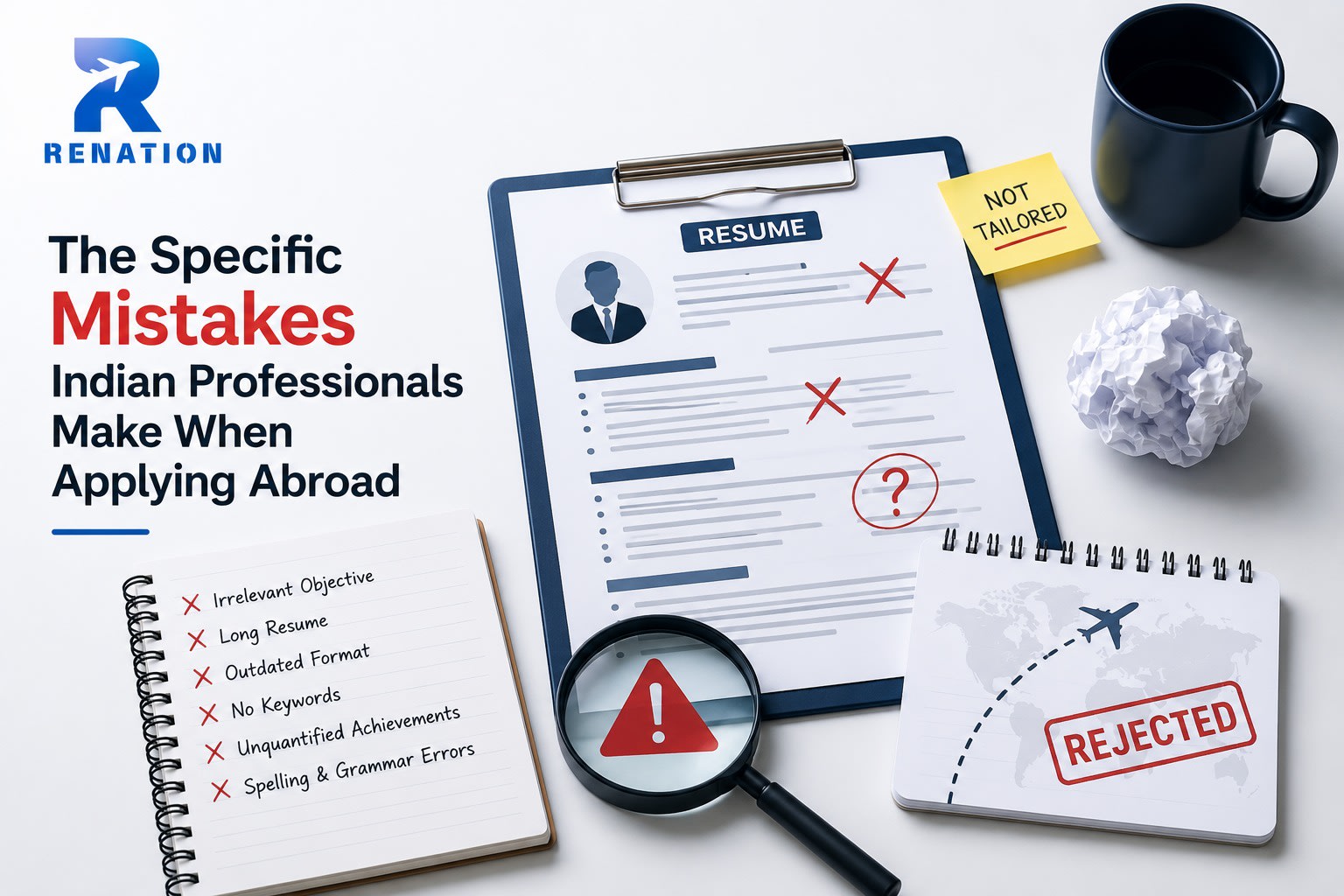 The Specific Mistakes Indian Professionals Make When Applying Abroad
