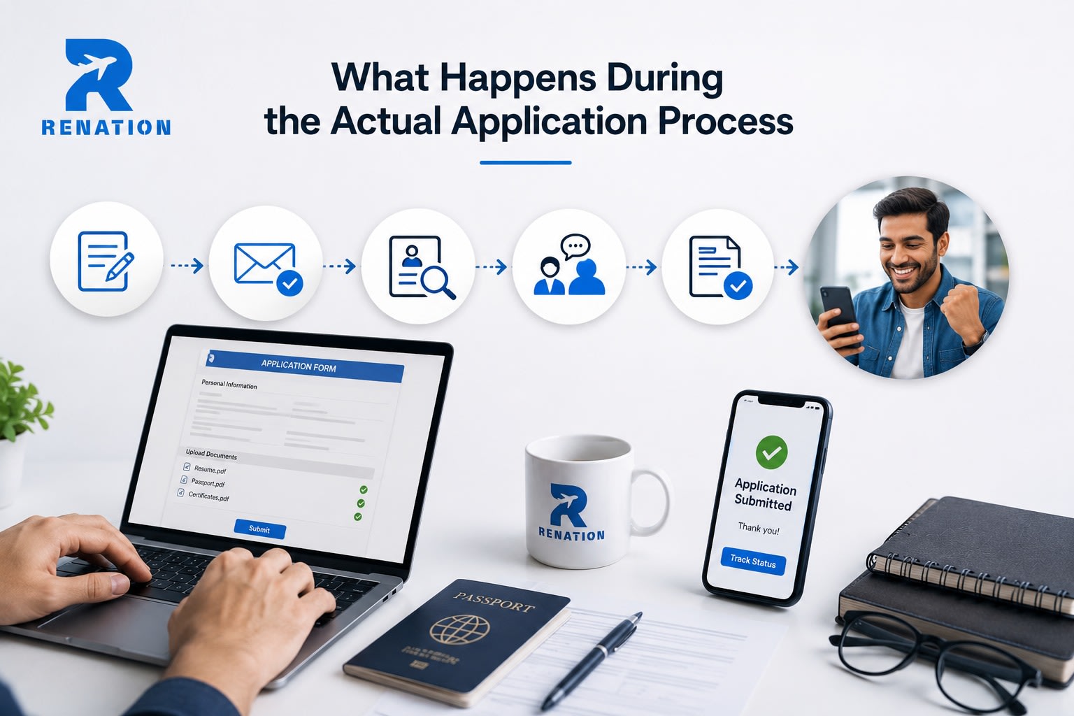 What Happens During the Actual Application Process
