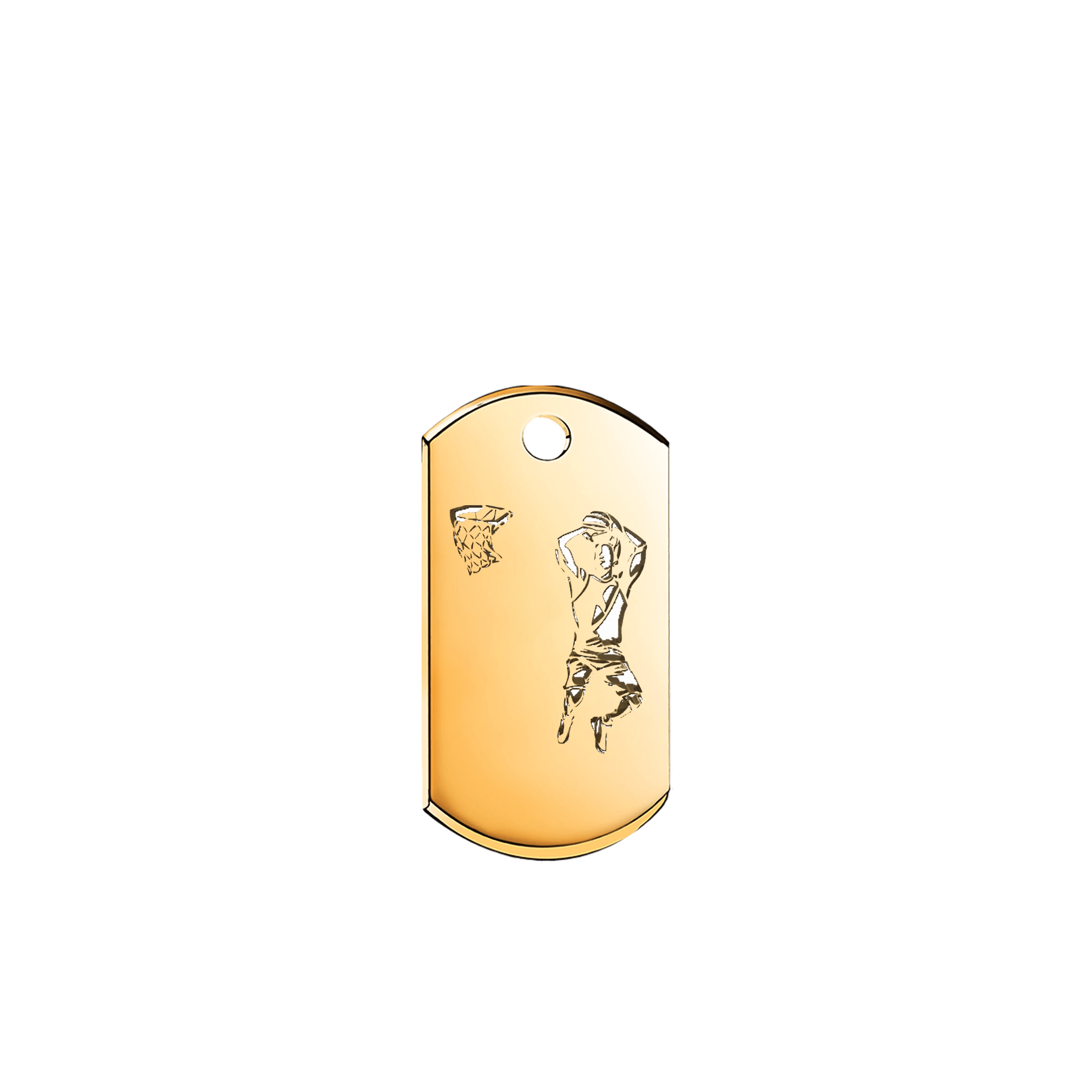 La figura esculpida del jinete de polo en oro amarillo destaca por su detalle y realismo, transmitiendo la apasionada conexión con este deporte aristocrático