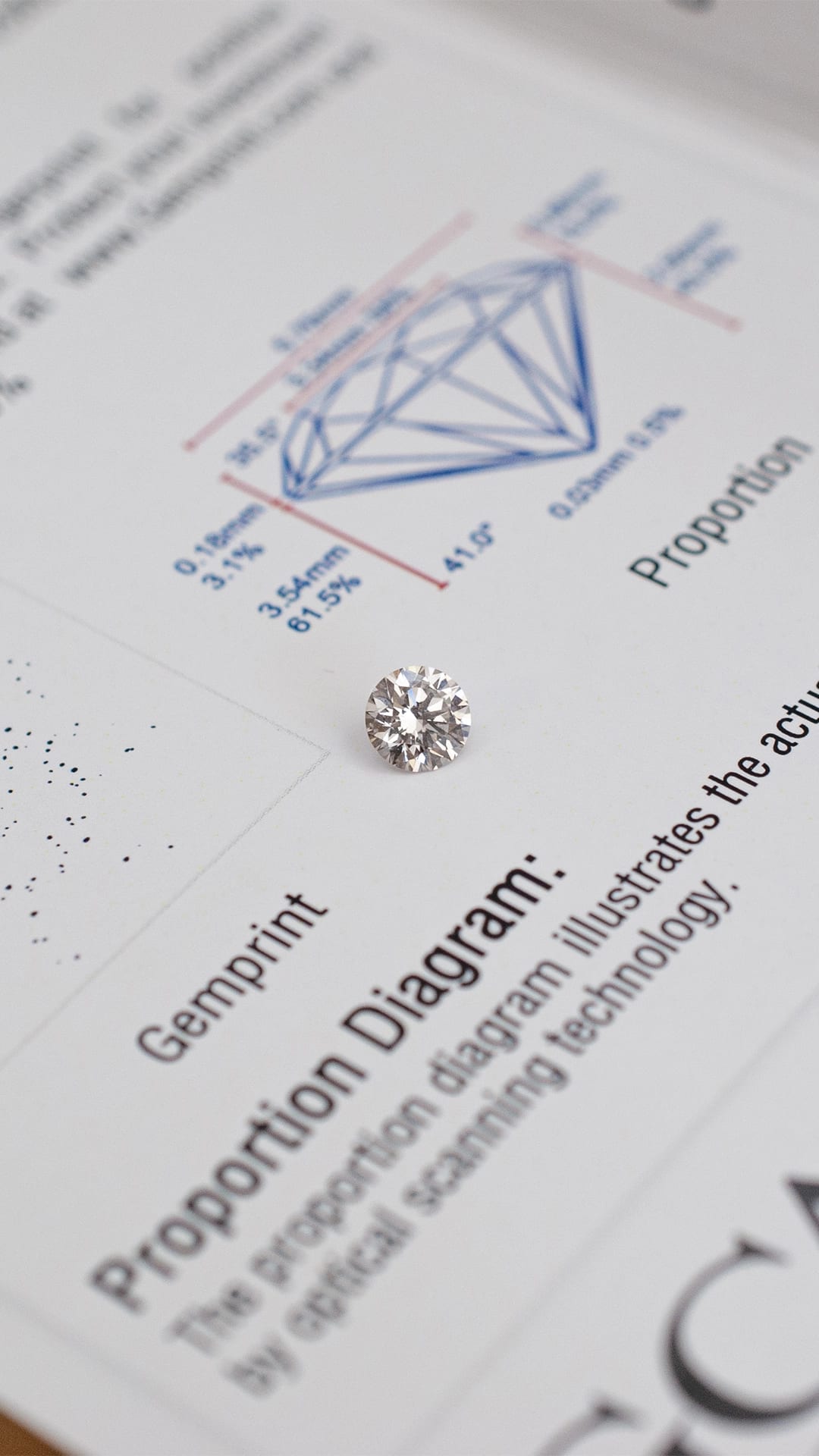 Diamante certificado