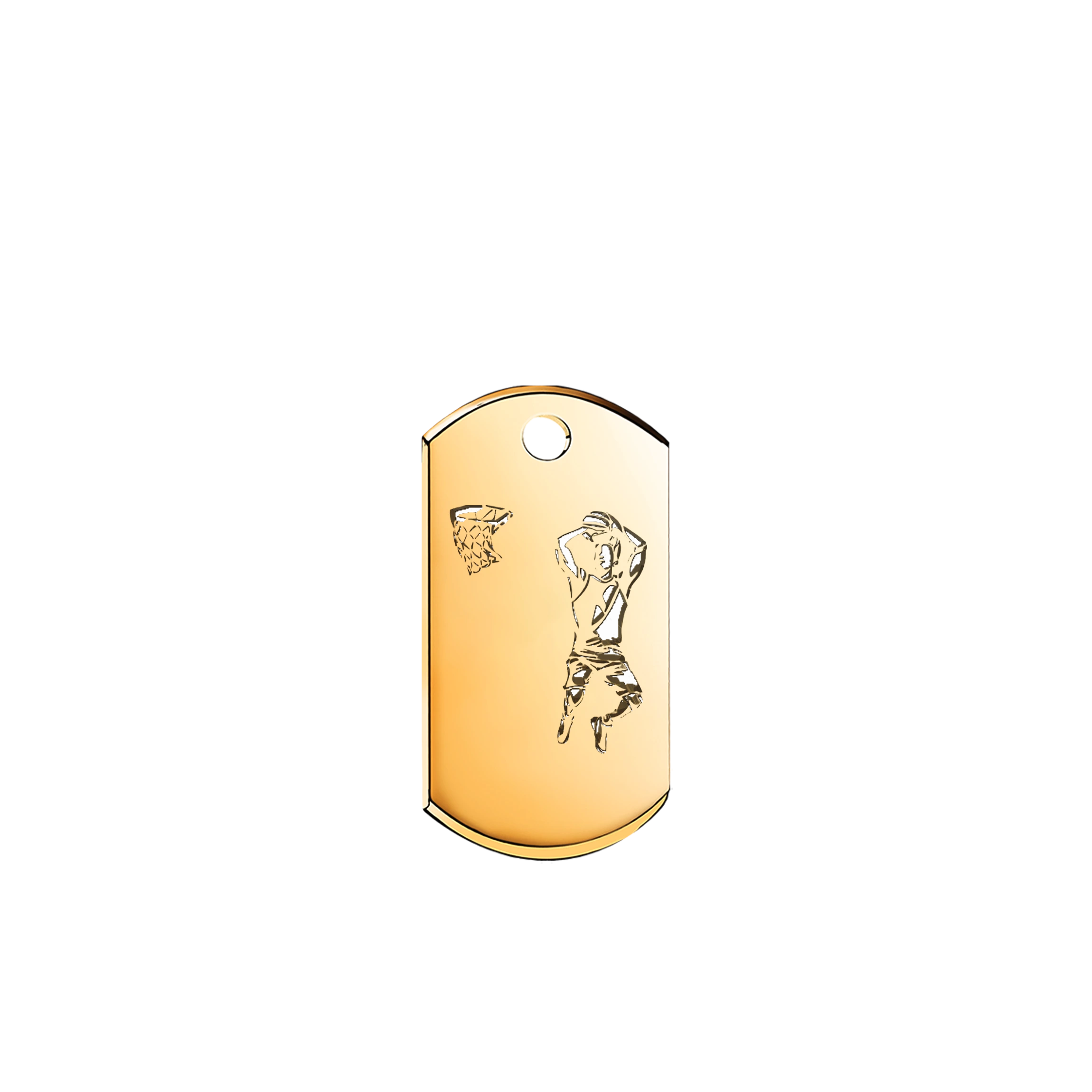 La figura esculpida del jinete de polo en oro amarillo destaca por su detalle y realismo, transmitiendo la apasionada conexión con este deporte aristocrático