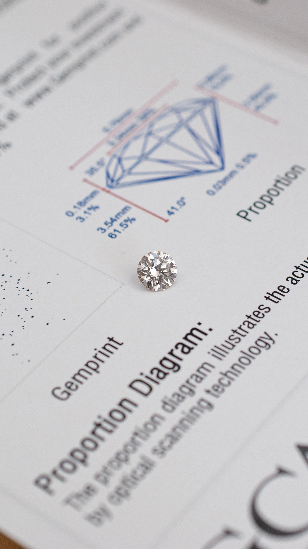 Diamante certificado