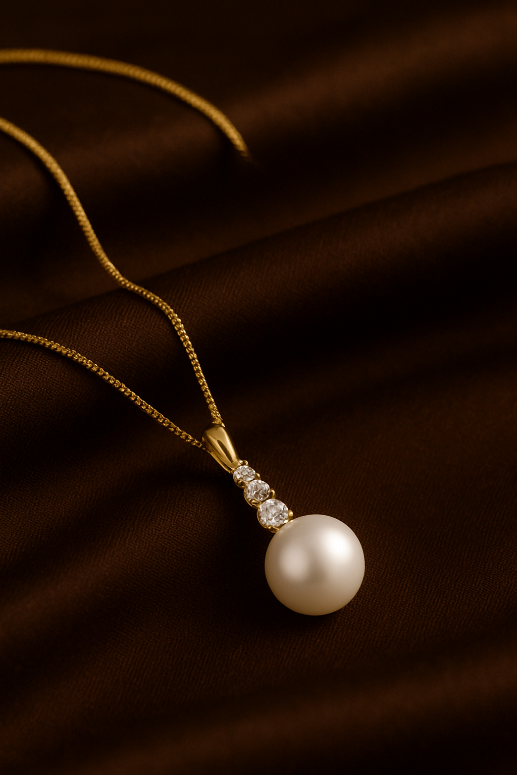 perla con diamantes