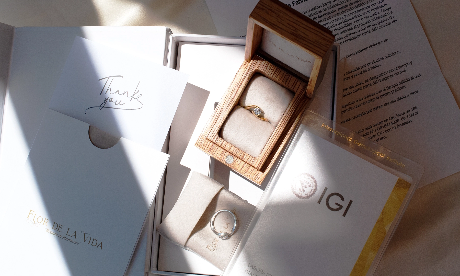 Anillo con caja