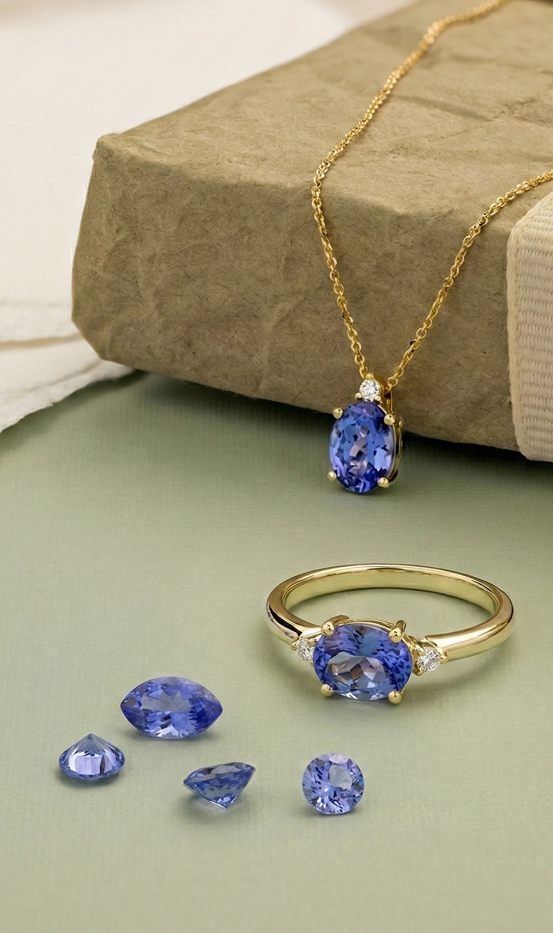 Joyas con tanzanita