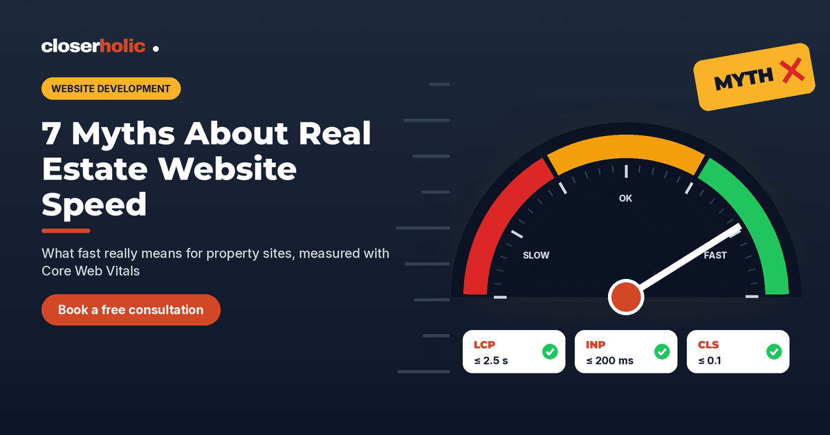 7 Myths About Real Estate Website Speed