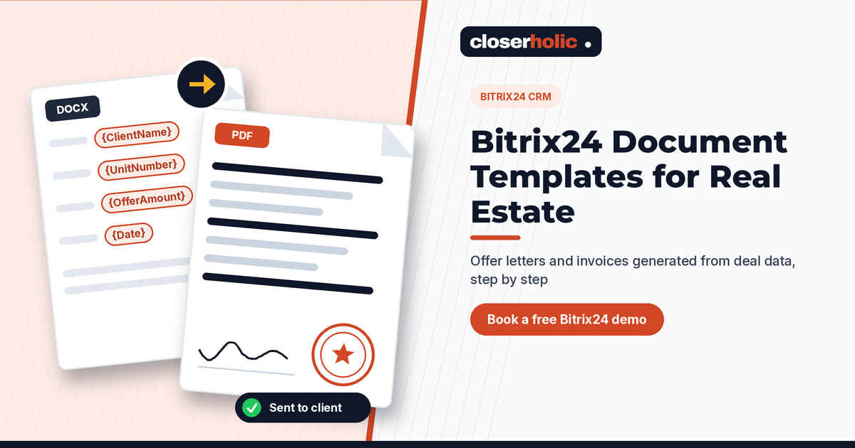Bitrix24 Document Templates for Real Estate: Step by Step