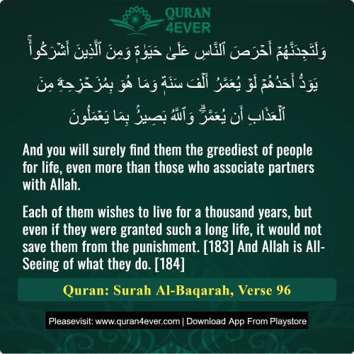 Quran Surah 2 Verse 96