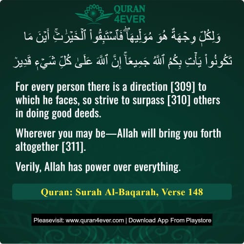 Quran Surah 2 Verse 148