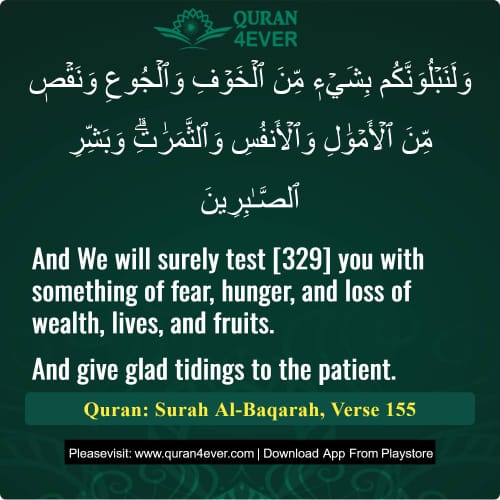 Quran Surah 2 Verse 155