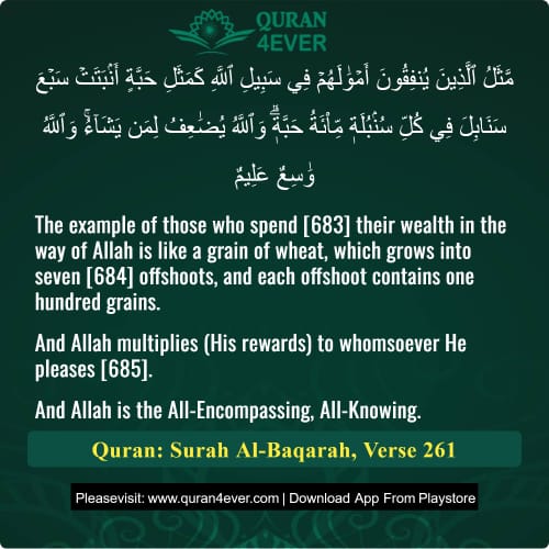 Quran Surah 2 Verse 261