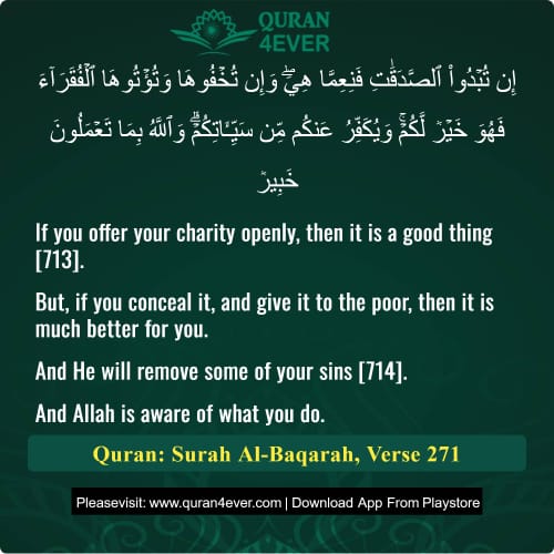 Quran Surah 2 Verse 271