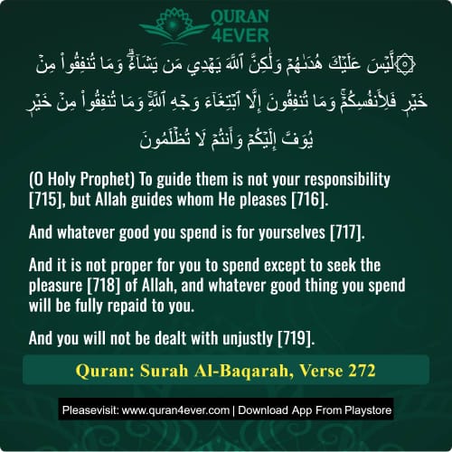 Quran Surah 2 Verse 272