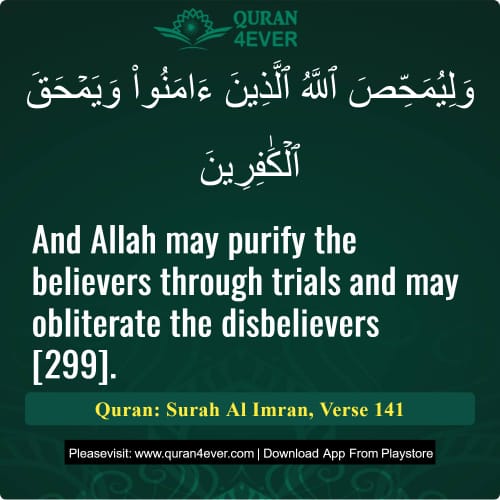 Quran Surah 3 Verse 141