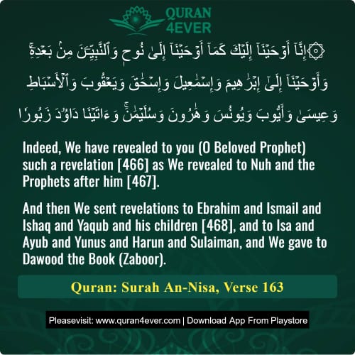 Quran Surah 4 Verse 163