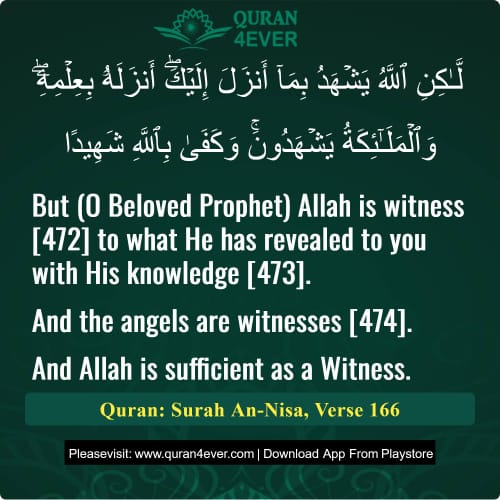 Quran Surah 4 Verse 166