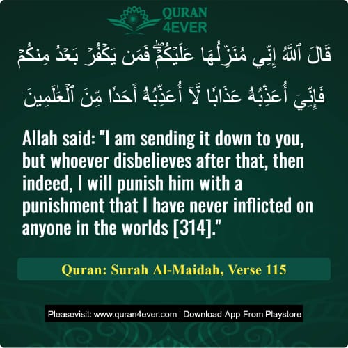 Quran Surah 5 Verse 115