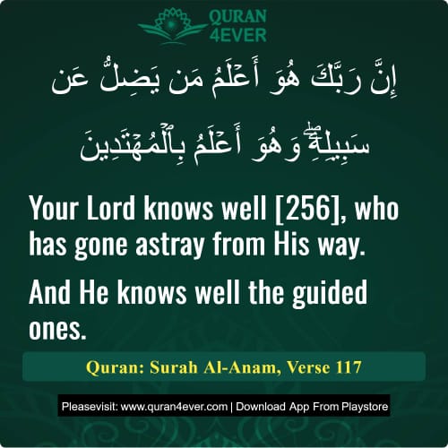 Quran Surah 6 Verse 117