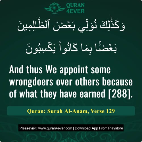 Quran Surah 6 Verse 129