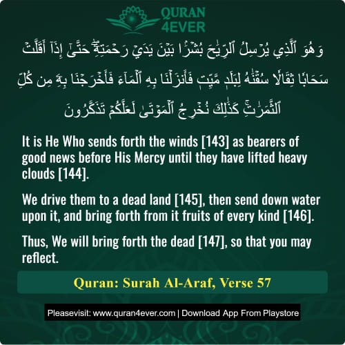 Quran Surah 7 Verse 57
