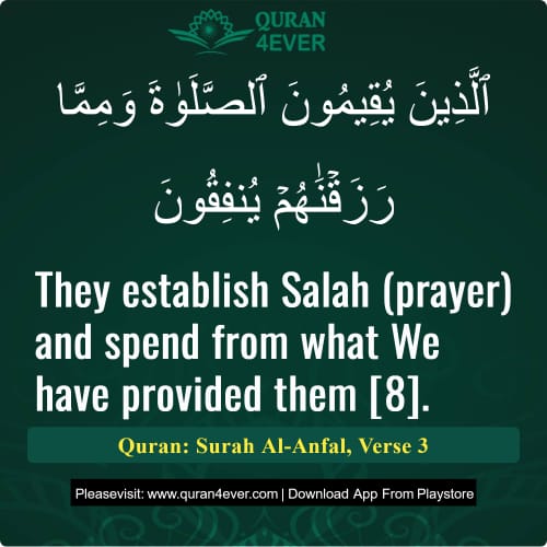 Quran Surah 8 Verse 3