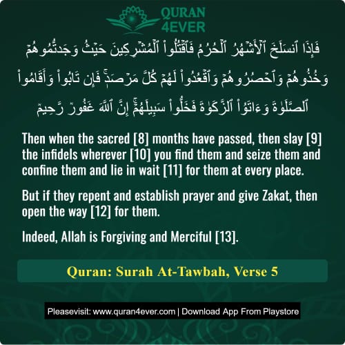Quran Surah 9 Verse 5
