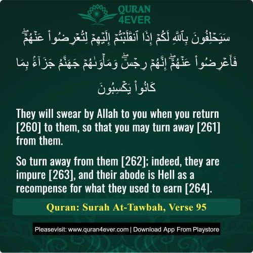 Quran Surah 9 Verse 95