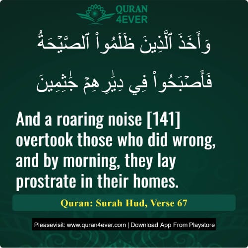 Quran Surah 11 Verse 67