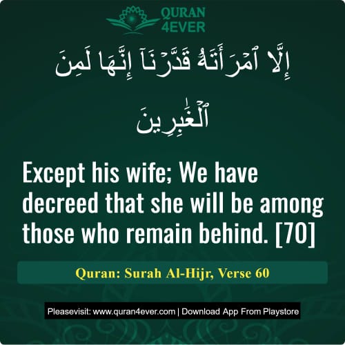 Quran Surah 15 Verse 60