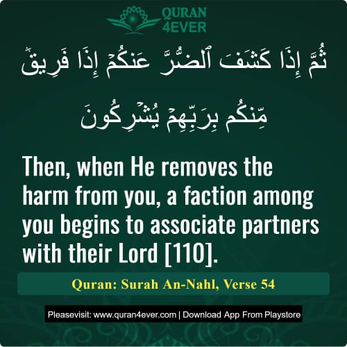 Quran Surah 16 Verse 54