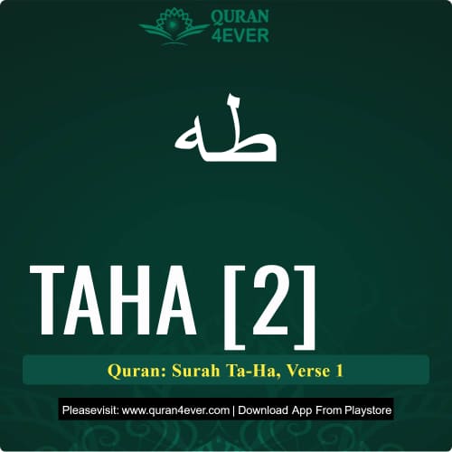 Quran Surah 20 Verse 1