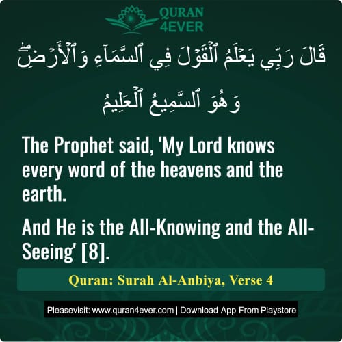 Quran Surah 21 Verse 4