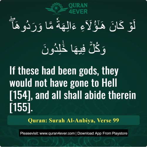 Quran Surah 21 Verse 99