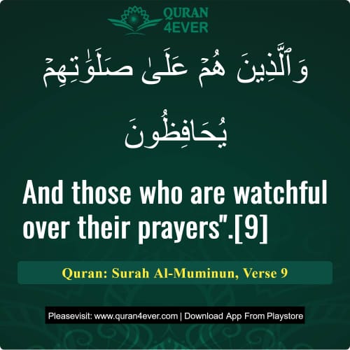 Quran Surah 23 Verse 9