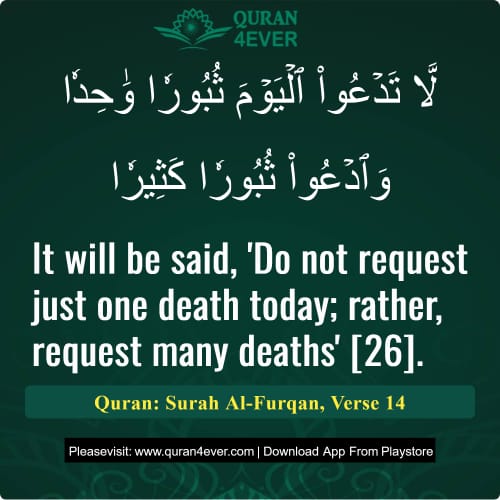 Quran Surah 25 Verse 14