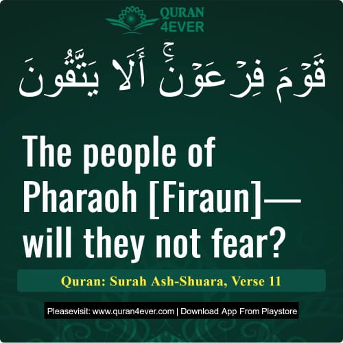 Quran Surah 26 Verse 11