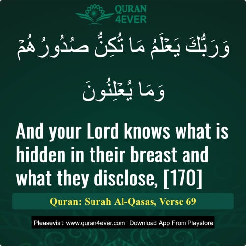 Quran Surah 28 Verse 69