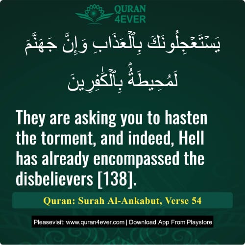 Quran Surah 29 Verse 54