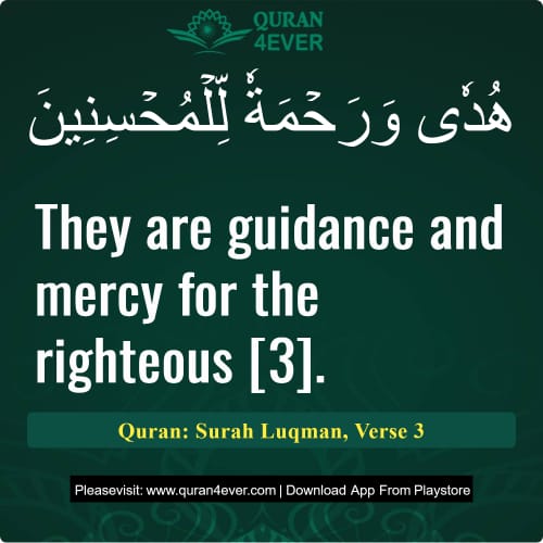 Quran Surah 31 Verse 3