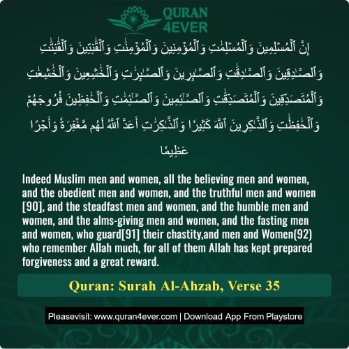 Quran Surah 33 Verse 35