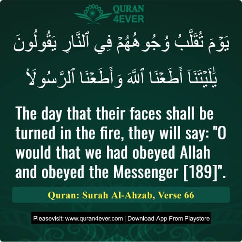 Quran Surah 33 Verse 66