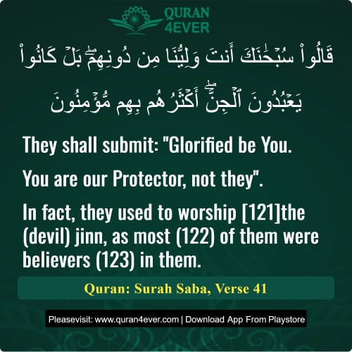 Quran Surah 34 Verse 41