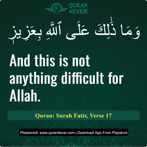 Quran Surah 35 Verse 17