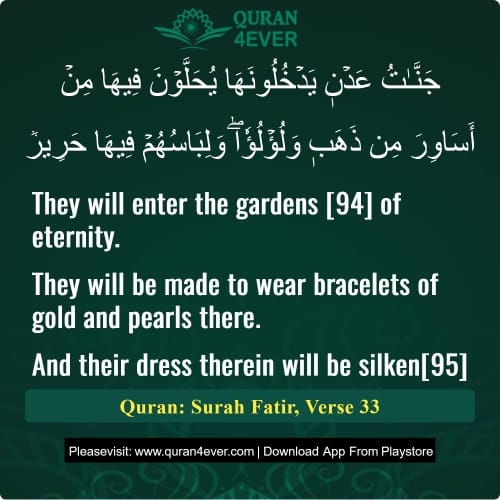 Quran Surah 35 Verse 33