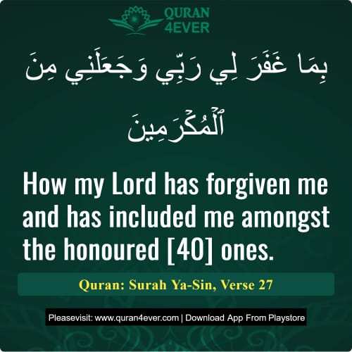 Quran Surah 36 Verse 27