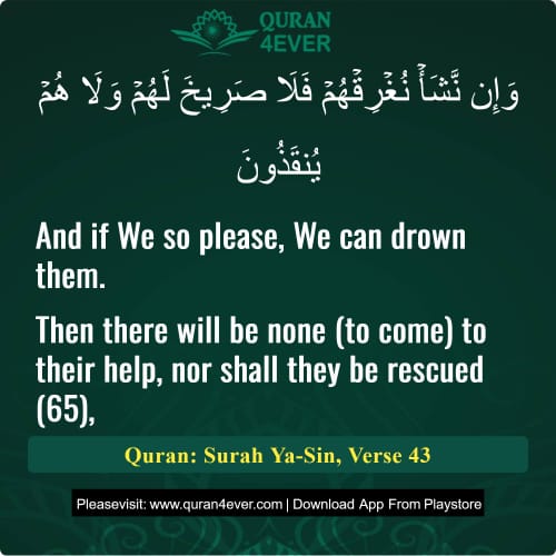 Quran Surah 36 Verse 43